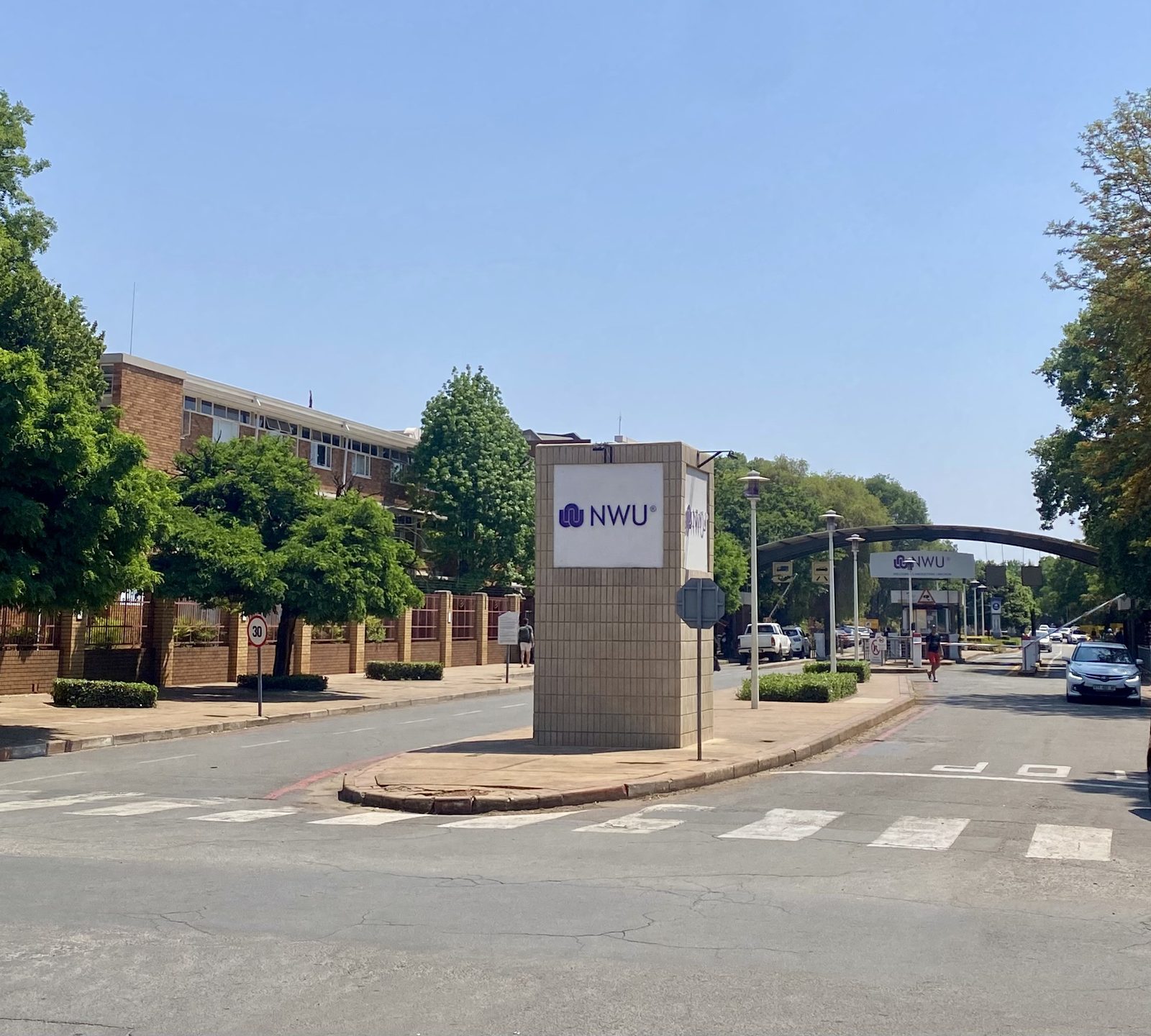 North-West University campus entrance